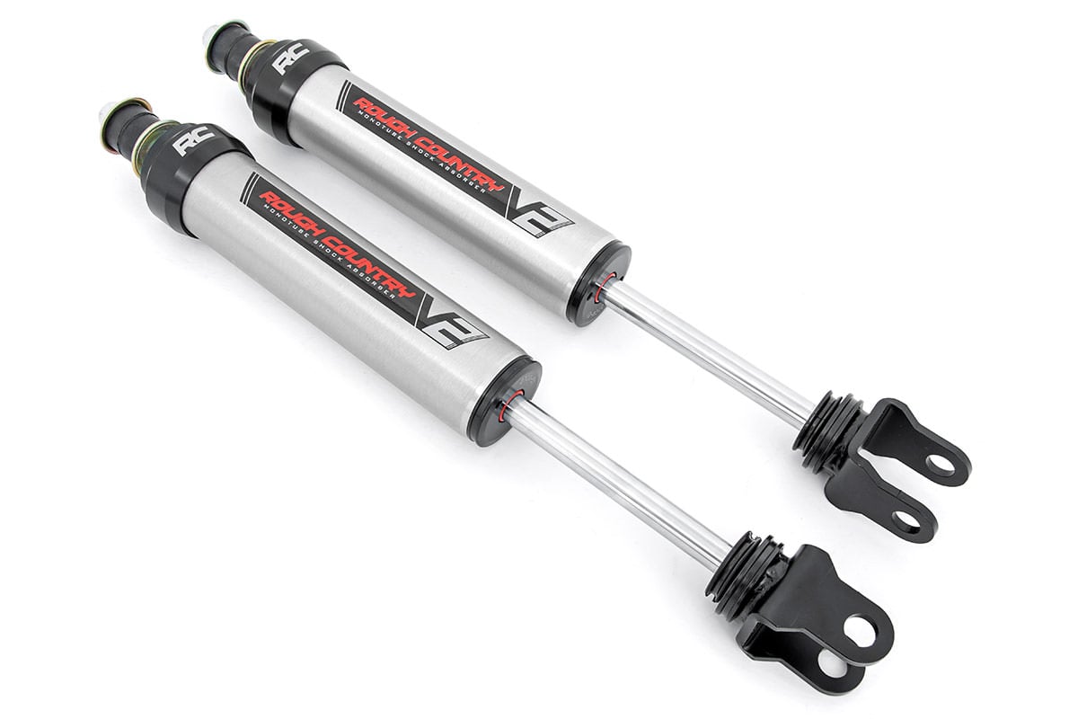 GMC Yukon XL 1500 Front Shocks - Rough Country - V2 Monotube - '00-'06
